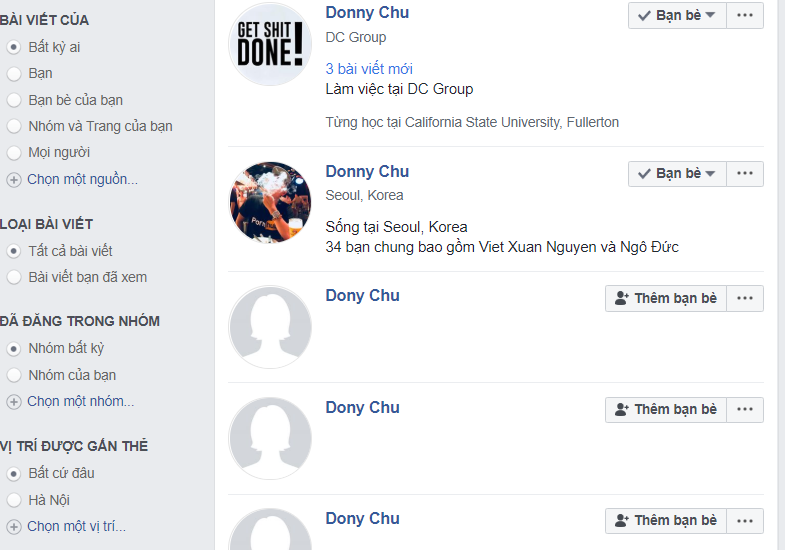 donnie chu donny chu là ai trên mạng xã hội Facebook