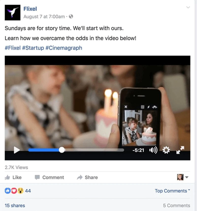 Kích thước video quảng cáo Facebook chính xác 