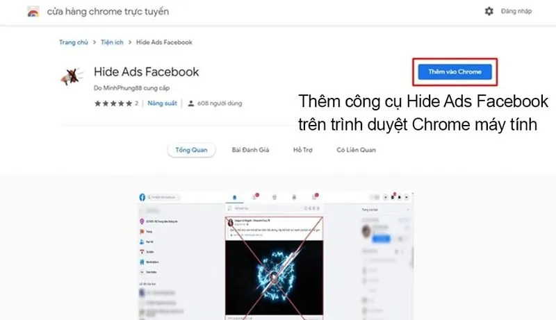 Công cụ tắt quảng cáo trên Facebook